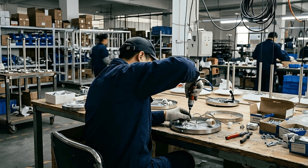 Zhongda Lighting workshop assembly